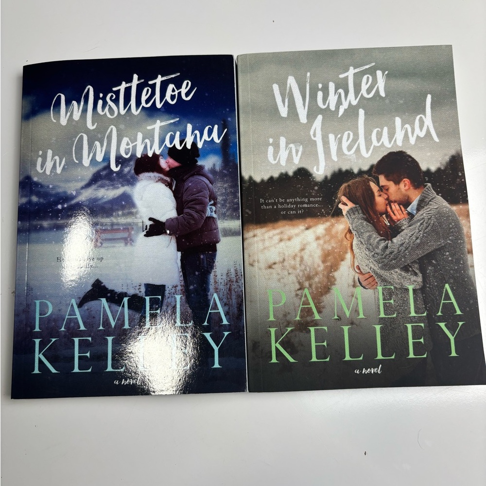 Pamela M. Kelley book set Mistletoe in Montana and Winter‎ in Ireland